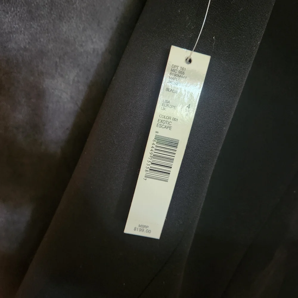 NWT Antonio Melani Blazer Sleeveless - Picture 3 of 3